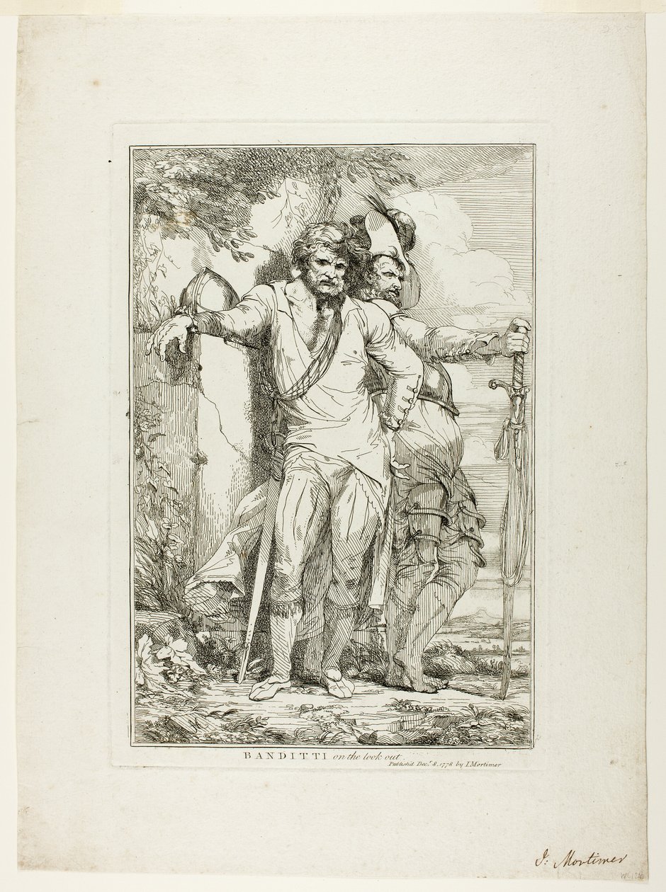 Banditti a kilátóhelyen alkotó: John Hamilton Mortimer