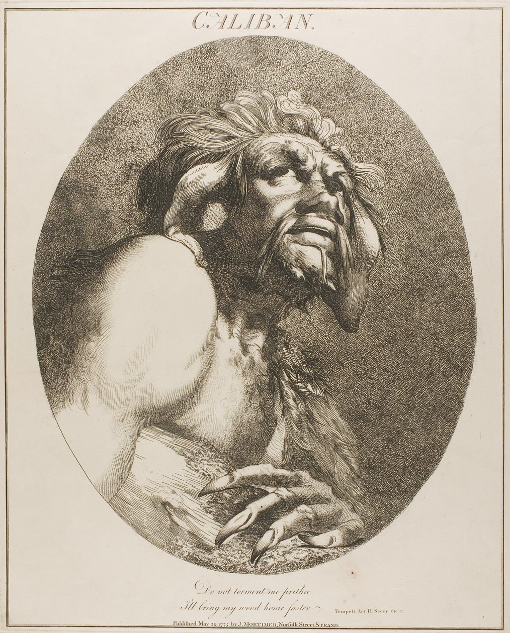 Caliban alkotó: John Hamilton Mortimer