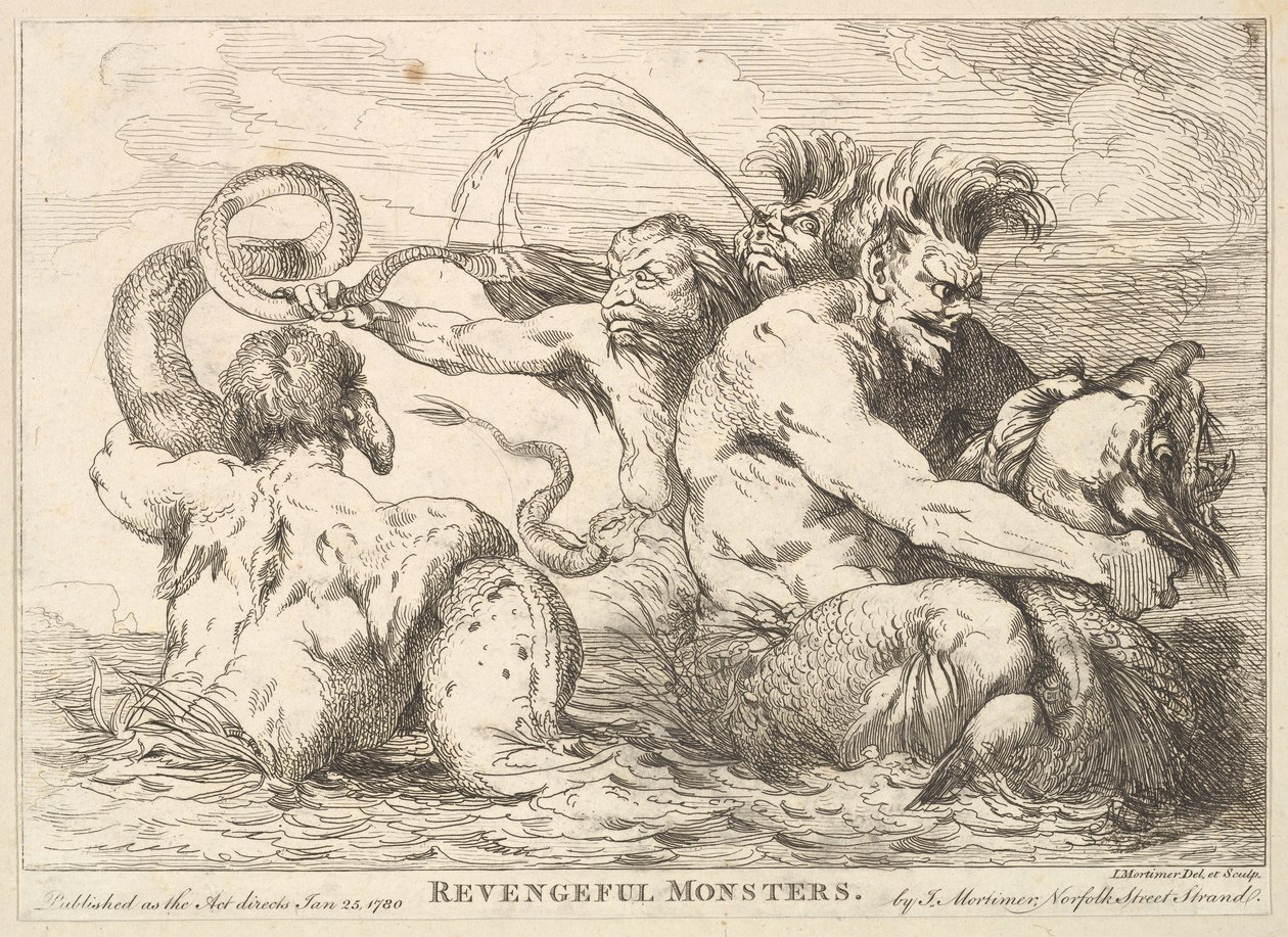 Bosszúálló szörnyek, 1780. január 25. alkotó: John Hamilton Mortimer