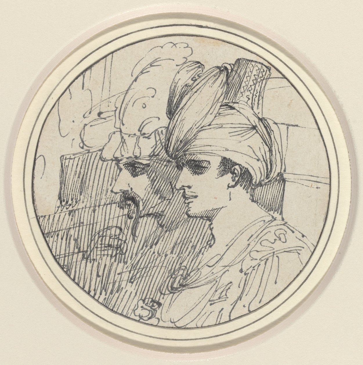 Két keleti fej alkotó: John Hamilton Mortimer