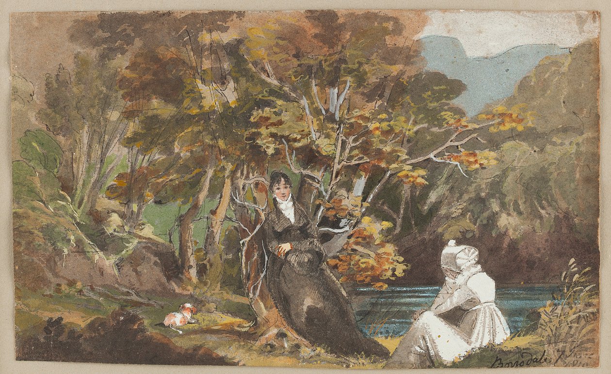 Borrowdale, 1810 (wc papíron) alkotó: John Harden