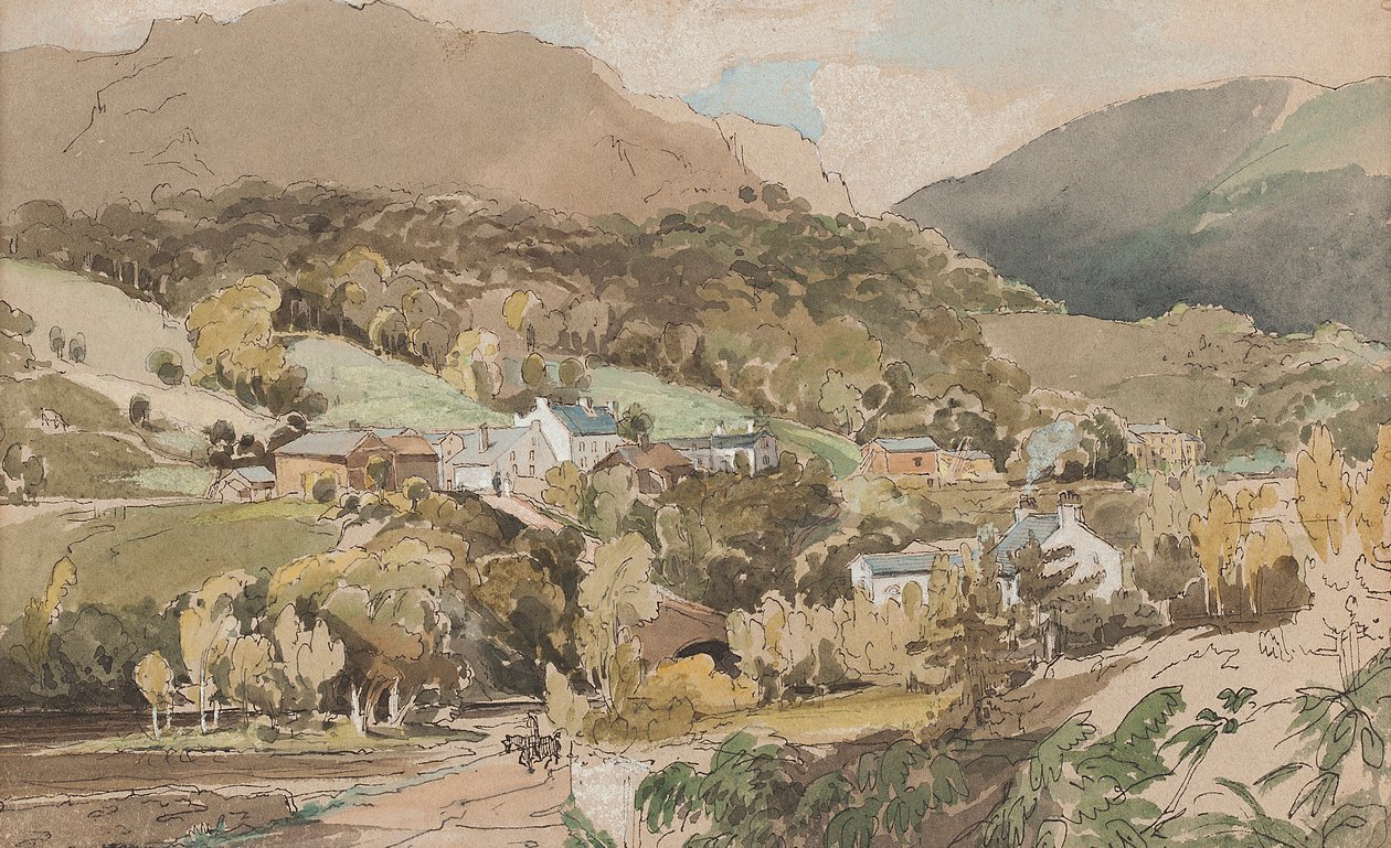 Clappersgate, 1812 (wc papíron) alkotó: John Harden