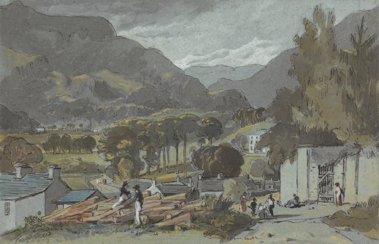 A Templomdombról, Ambleside-ból alkotó: John Harden
