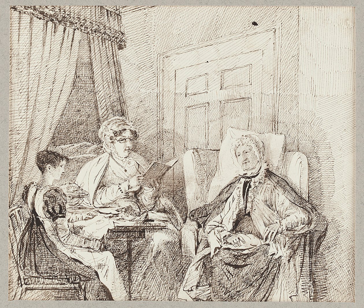 Belső jelenet alkotó: John Harden