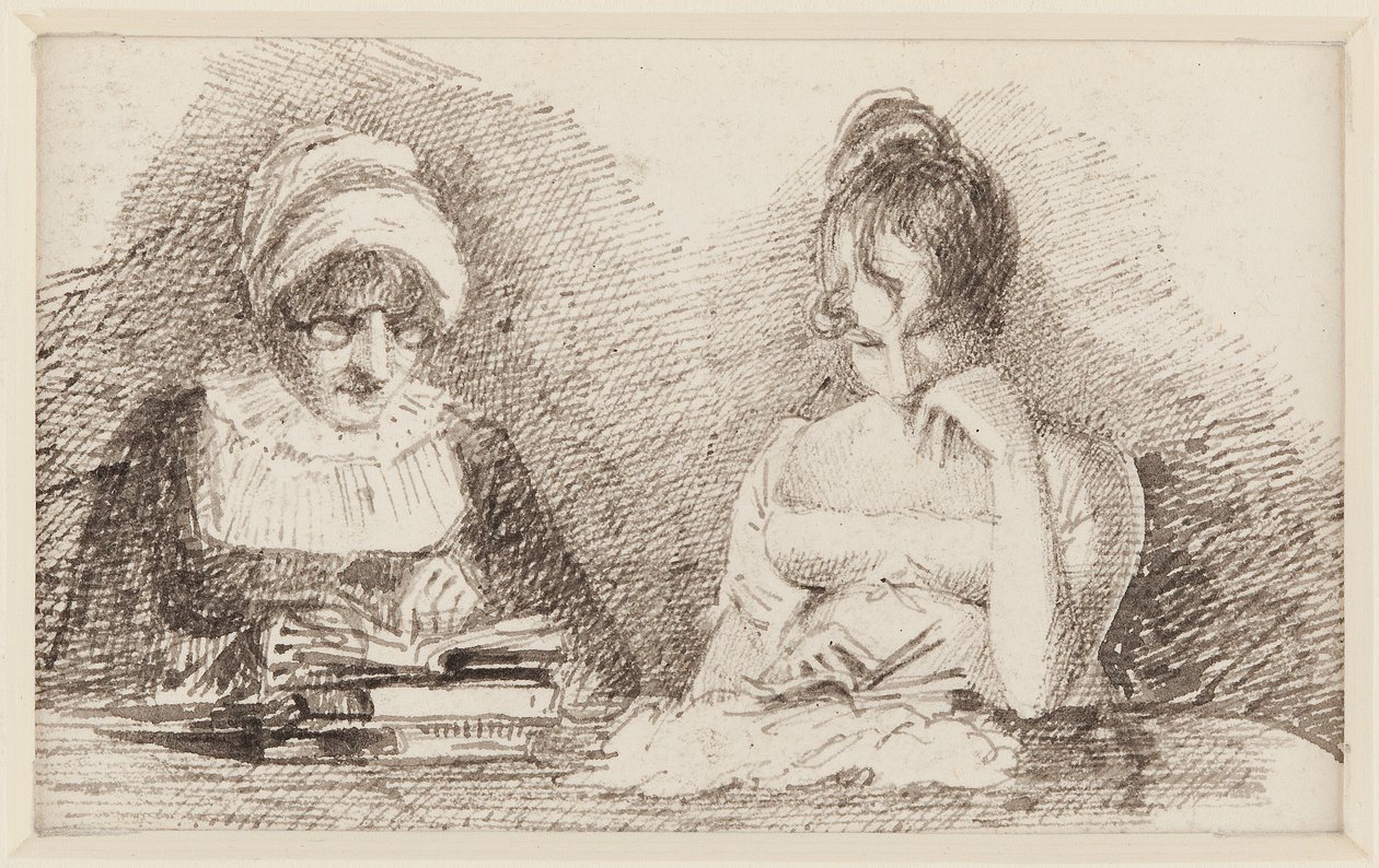 Jessy és Mrs H, 1806 alkotó: John Harden