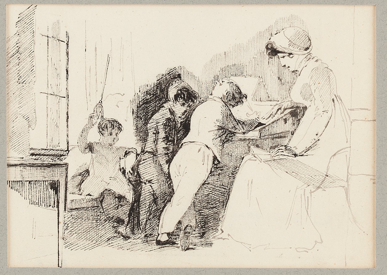 Jessy, Robert, Joseph és Sophie, 1818 alkotó: John Harden