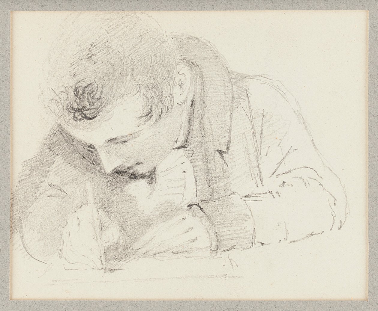 Író ember, 1825 alkotó: John Harden