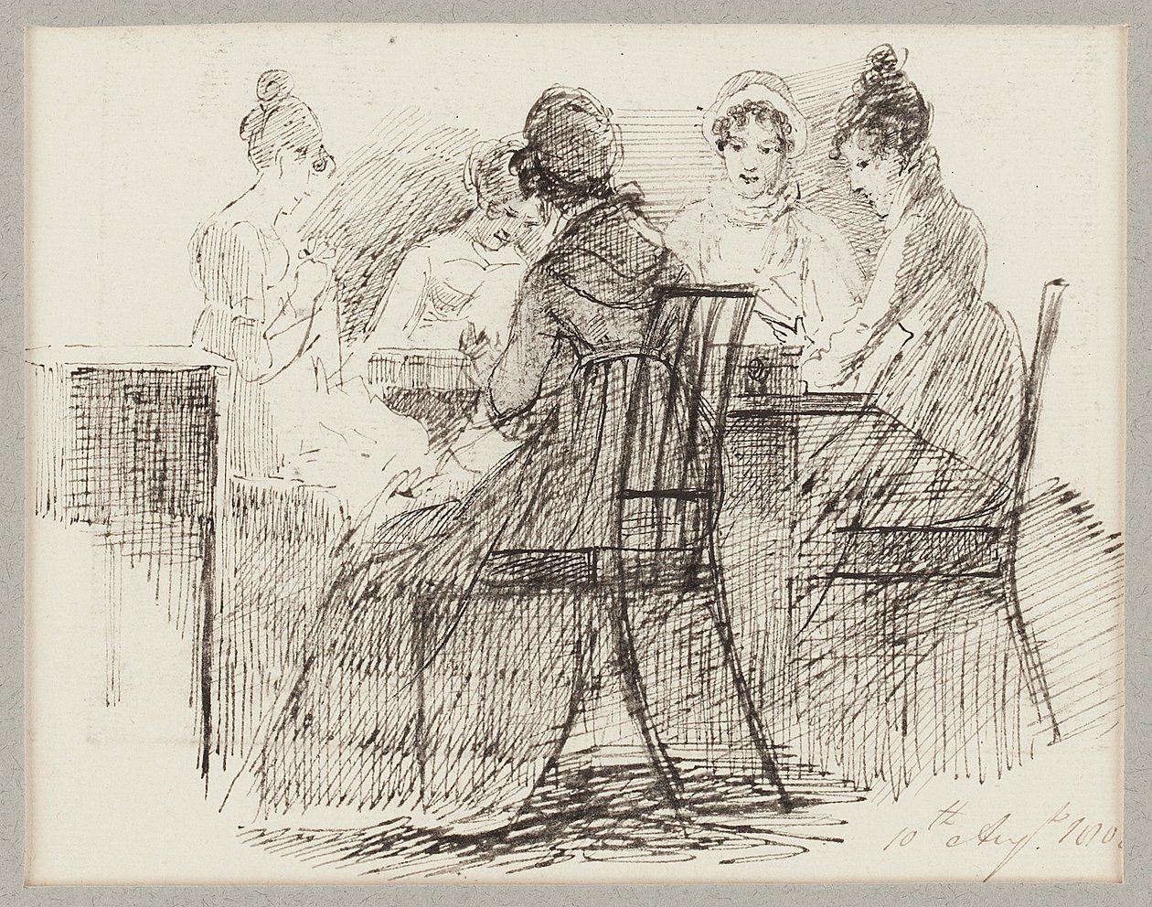 Ülő csoport, 1808 alkotó: John Harden