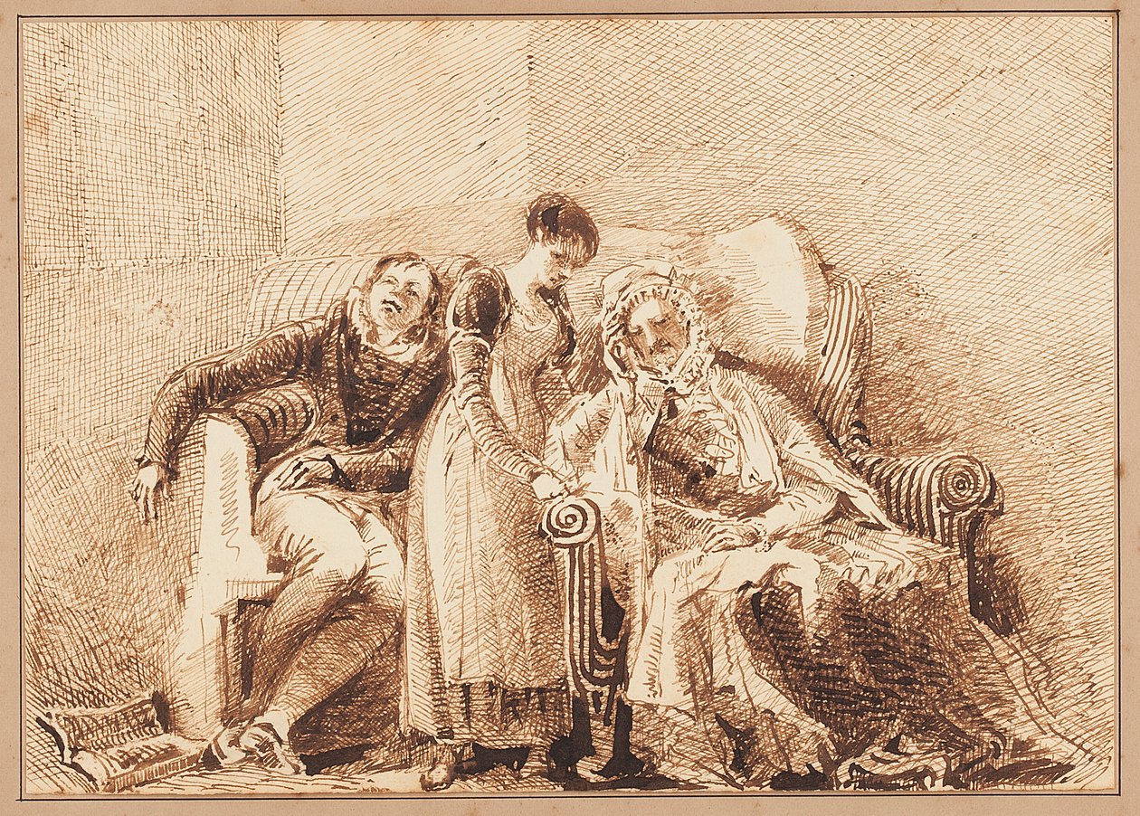 Betegség, 1830 alkotó: John Harden