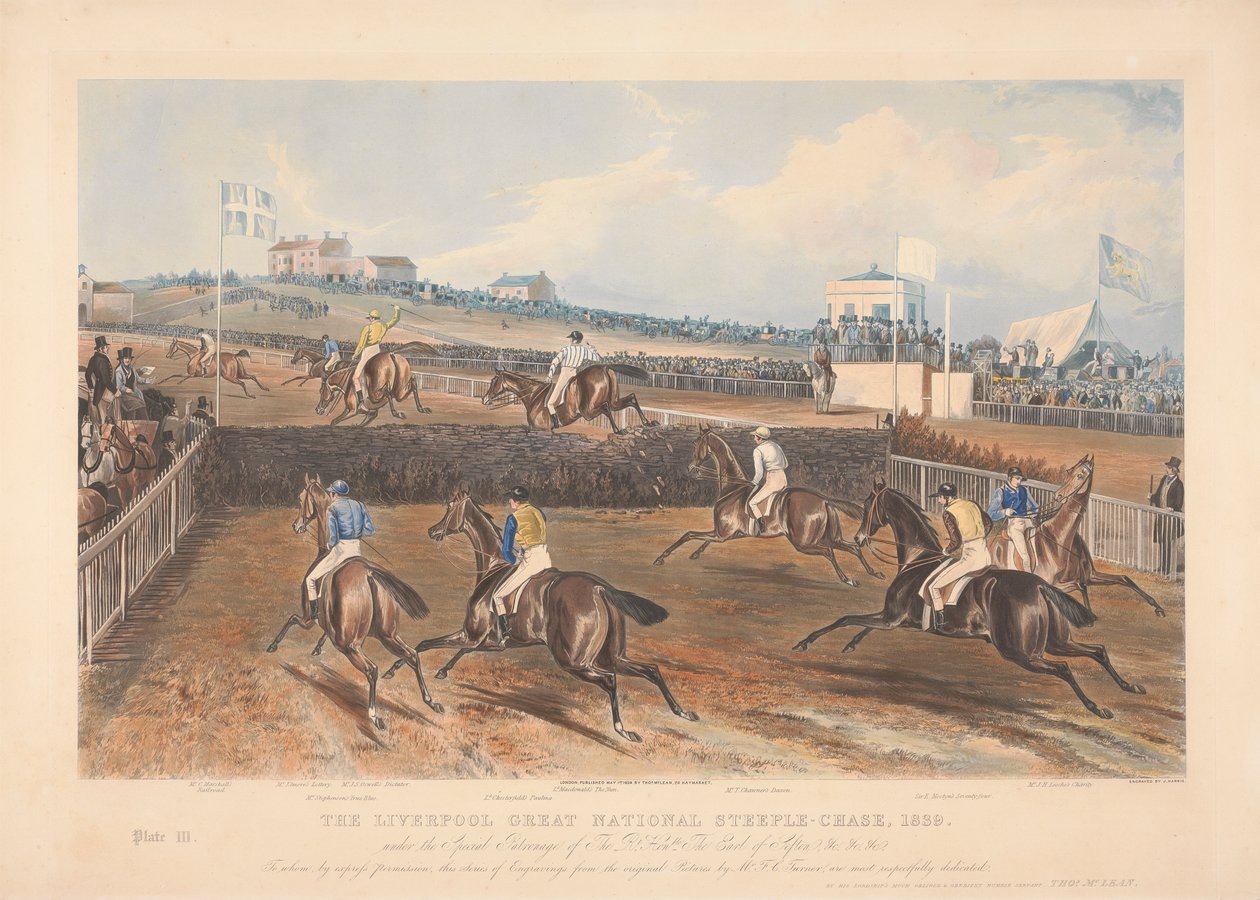 Egy a négyből: The Liverpool Great National Steeple-Chase alkotó: John Harris