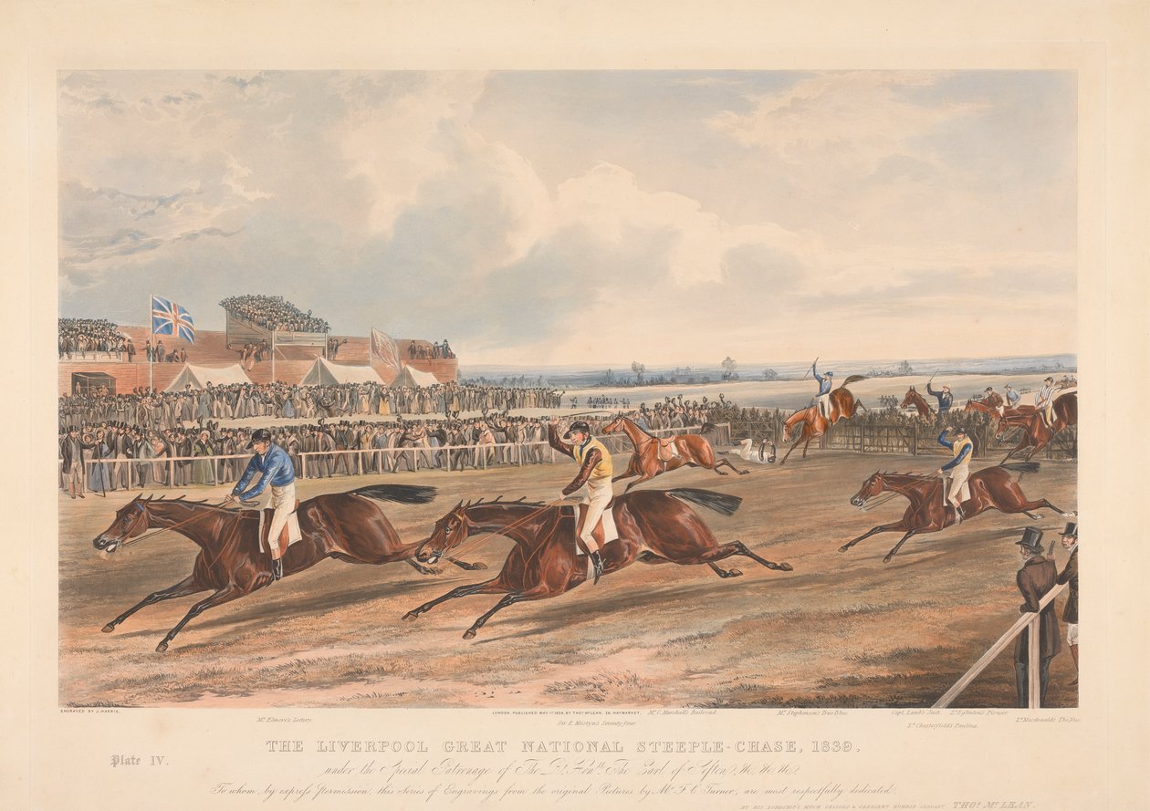 Egy a négyből: The Liverpool Great National Steeple-Chase alkotó: John Harris