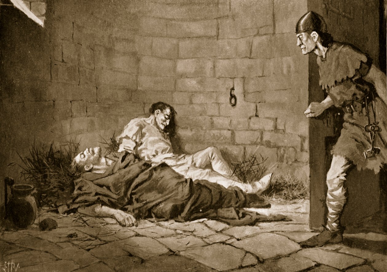 Erik és Valdemár hercegek bebörtönzése és halála, 1318 alkotó: John Harris Valda