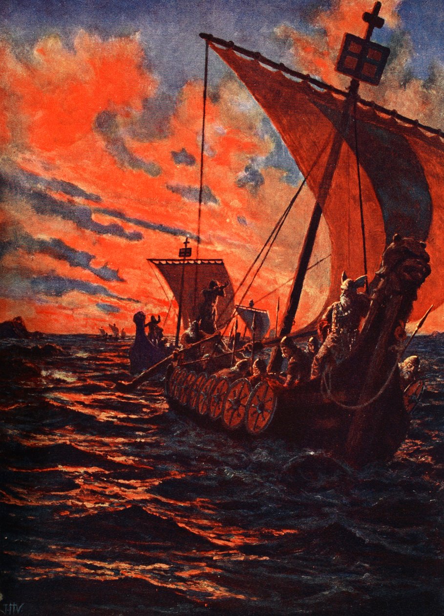 A vikingek visszatérése alkotó: John Harris Valda