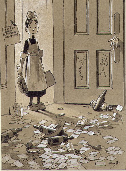 Városi jegyzetek, vállalati eredmények (toll és tinta, akvarell) alkotó: John Hassall