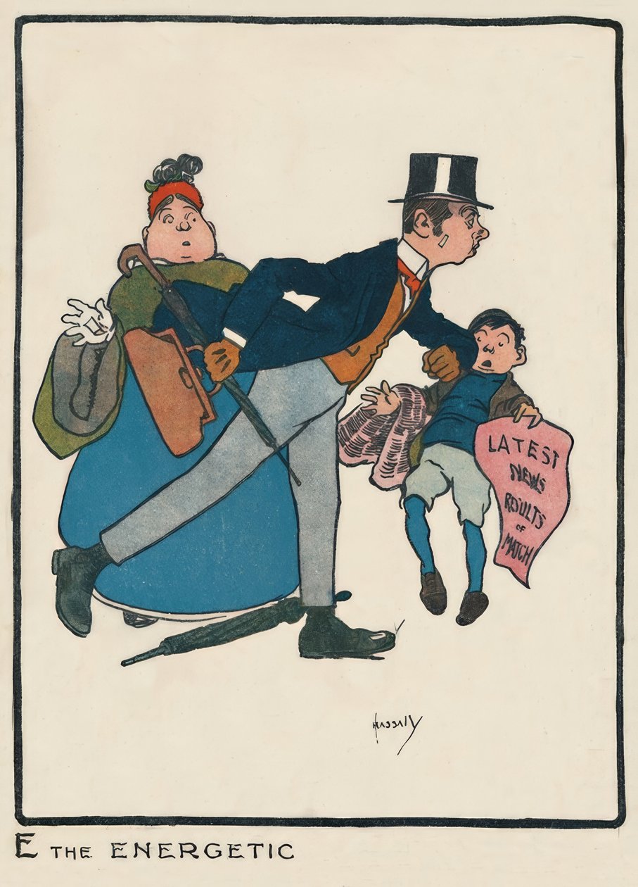 E az energikus / J. Hassall / rajz, 1903 alkotó: John Hassall