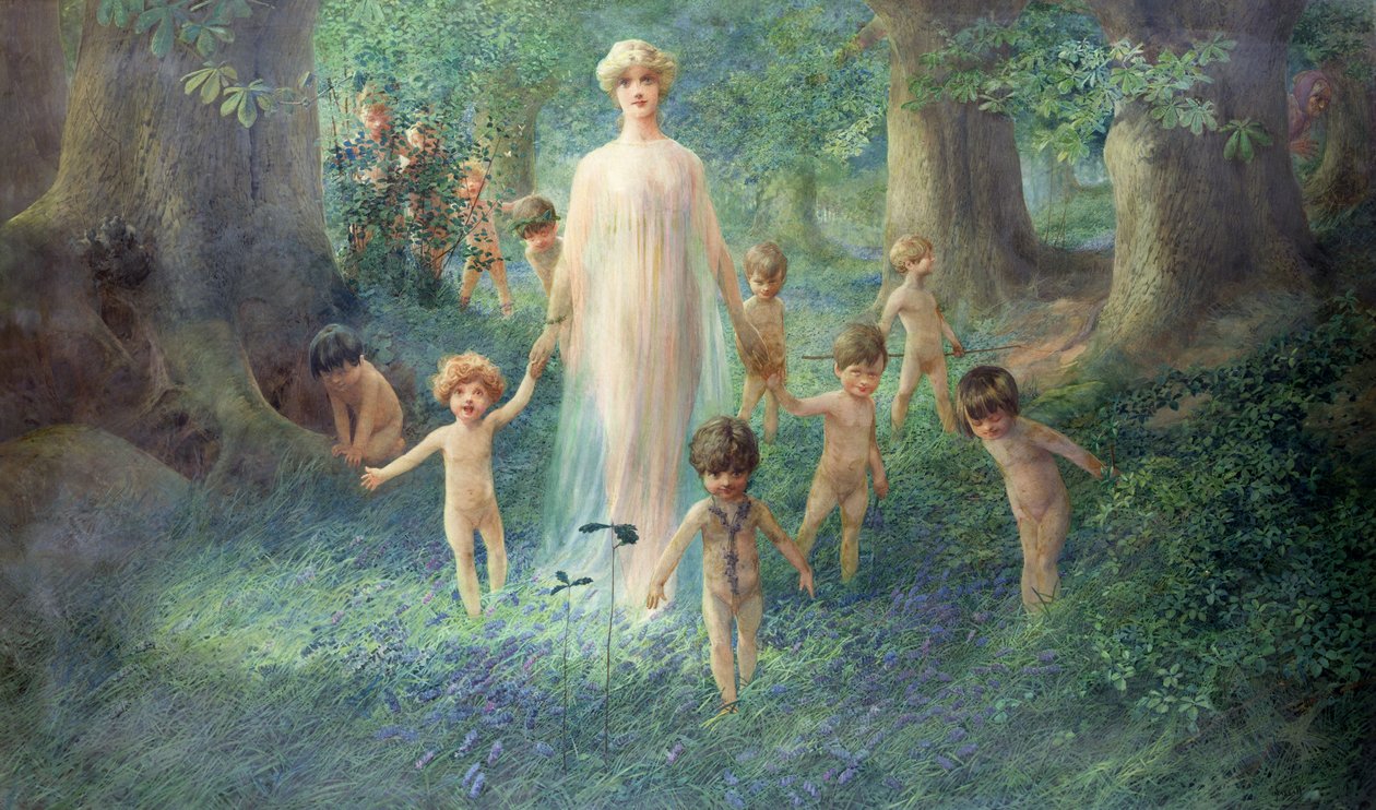 Fairy Wood (akvarell papíron) alkotó: John Hassall