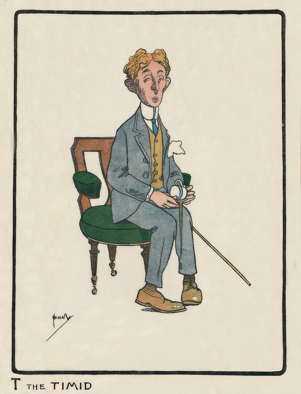 T a félénk / J. Hassall / rajz, 1903 alkotó: John Hassall