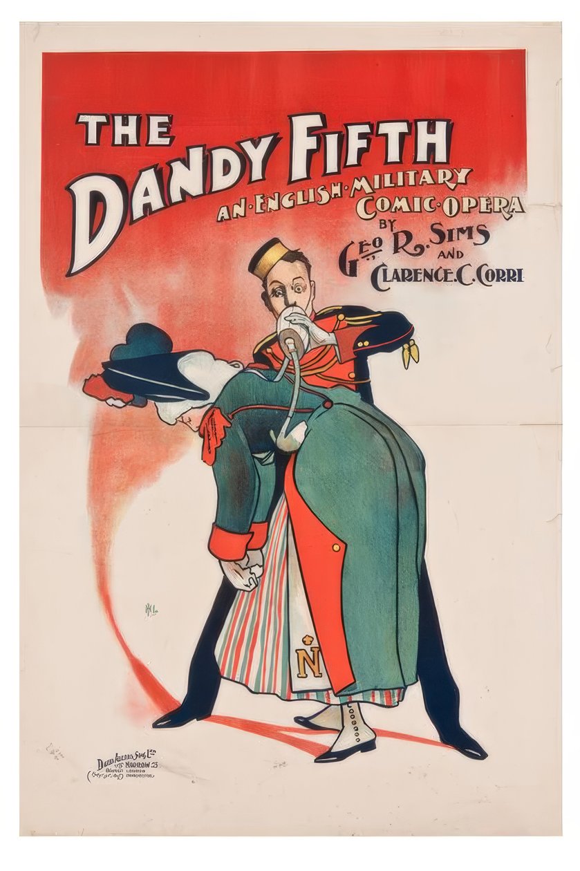 "The Dandy Fifth" / J. Hassall / Plakat, 1898 alkotó: John Hassall