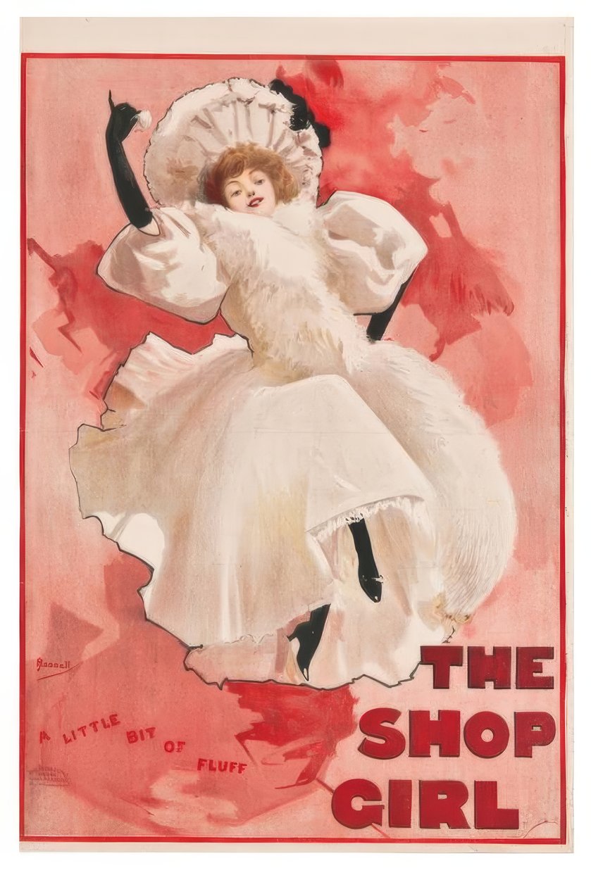 "A bolti lány" / J. Hassall / Plakat, 1894 alkotó: John Hassall