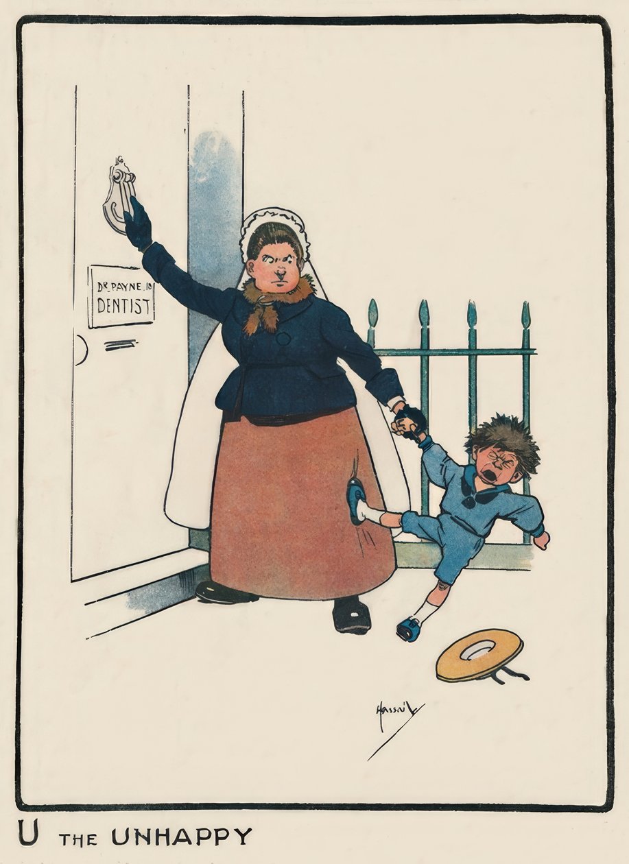 U a boldogtalan / J. Hassall / Zeichnung, 1903 alkotó: John Hassall
