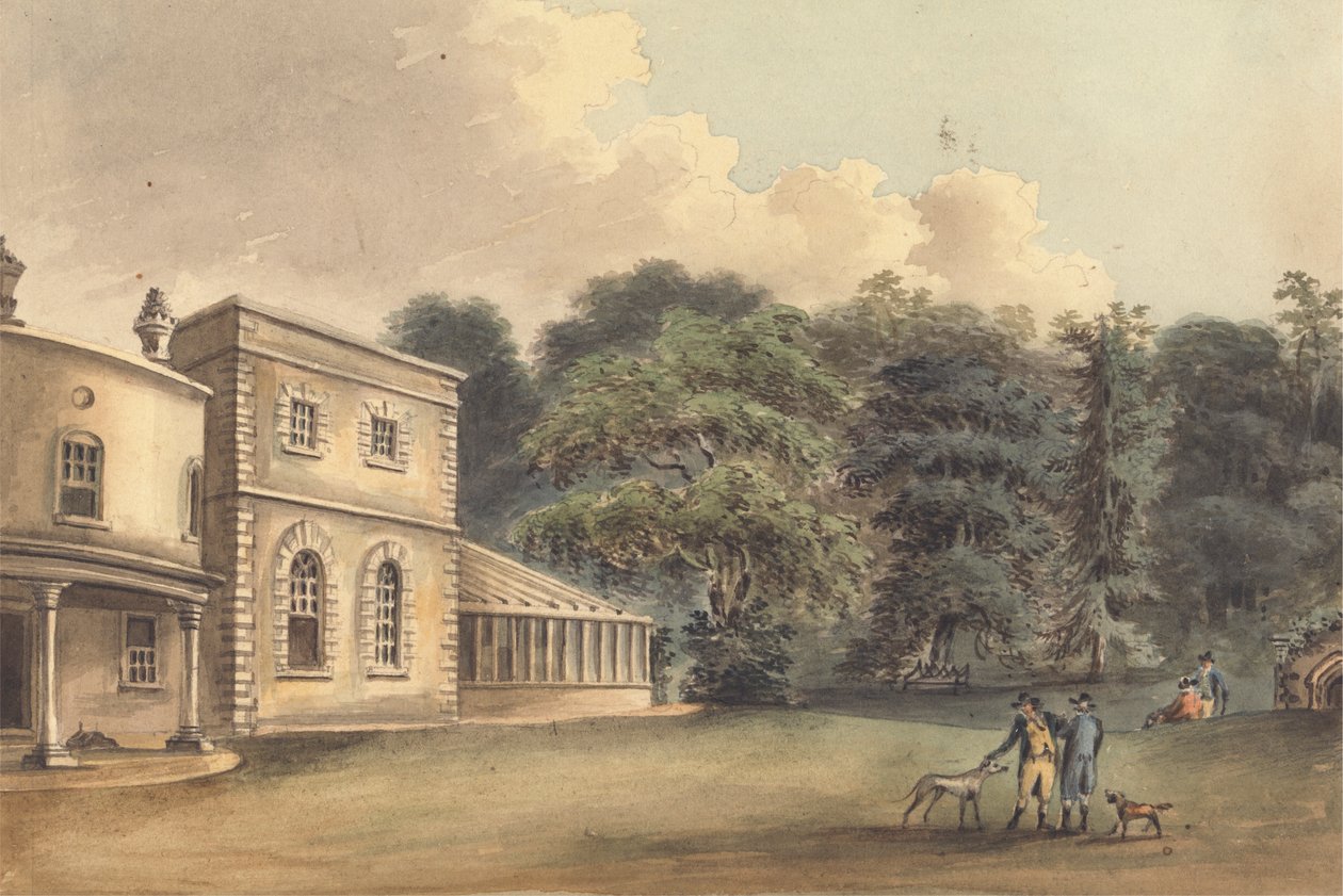 Pit-Palace, Epsom, Thomas Jeudwine székhelye, Esq. alkotó: John Hassell