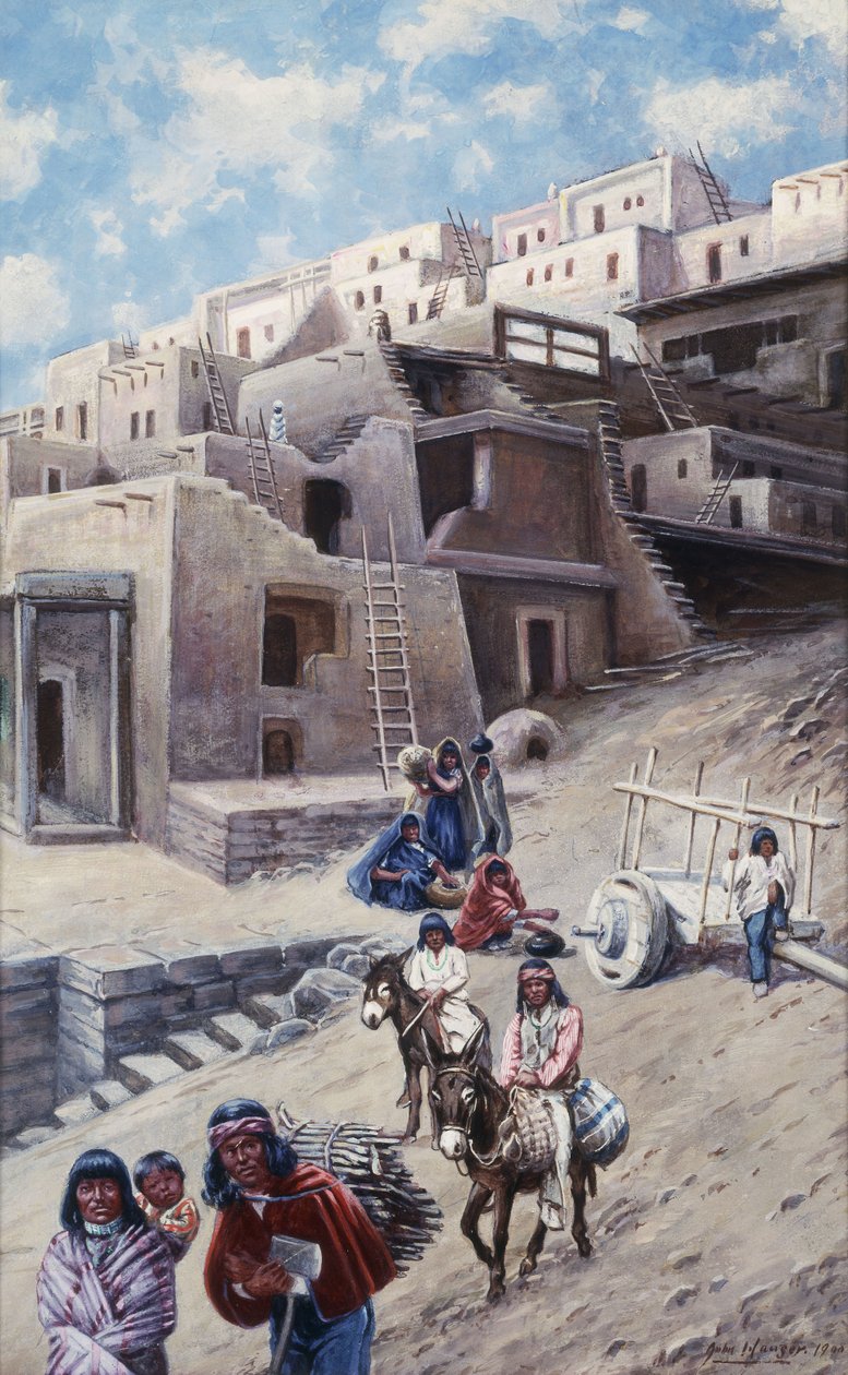 Falufalu, 1900 alkotó: John Hauser