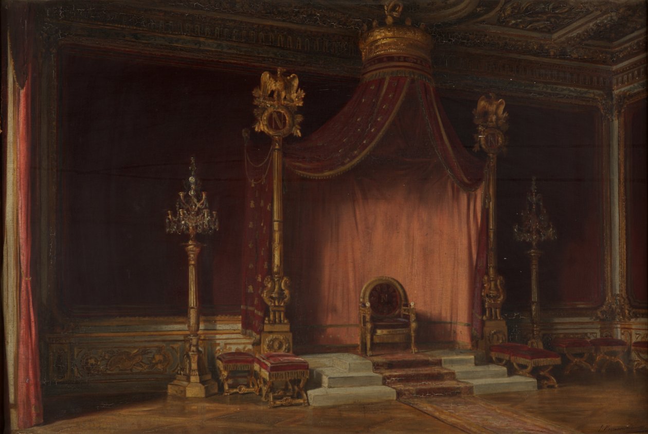 Napóleon trónja, Fontainebleau-i palota, 1888 alkotó: John Haynes Williams
