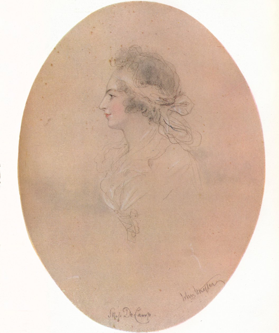 Miss De Camp, 19. század, 1923 alkotó: John Hayter