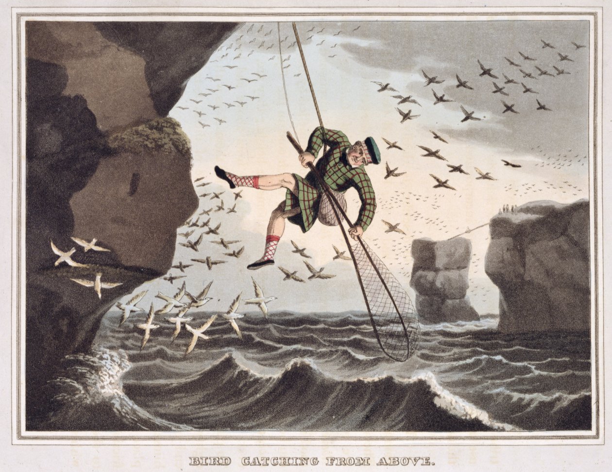 Madárfogás fentről, metszette Matthew Dubourg (1785-1820), kiadta Edward Orme, 1813. alkotó: John Heaviside Clark