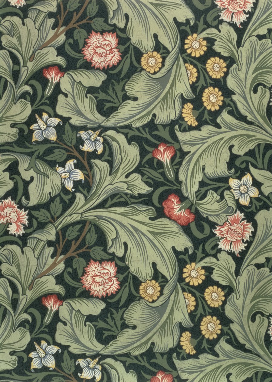 Leicester tapéta, amelyet John Henry Dearle (1860-1932) tervezett a Morris and Company számára, 1911 alkotó: John Henry Dearle