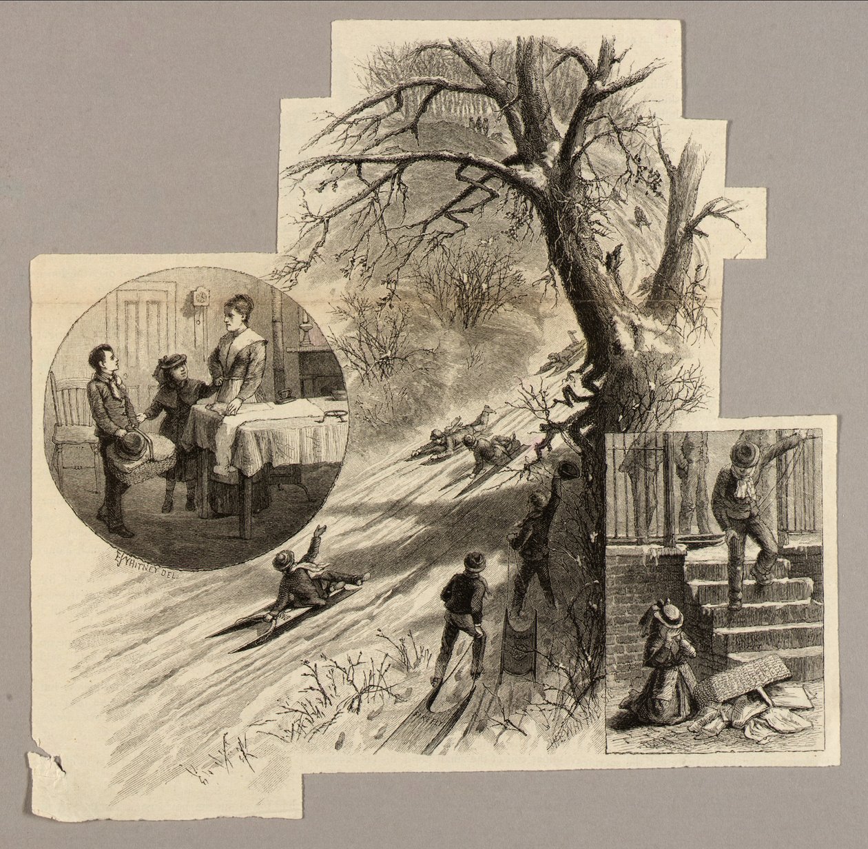 A gyermeki élet jelenetei alkotó: John Henry Ellsworth Whitney