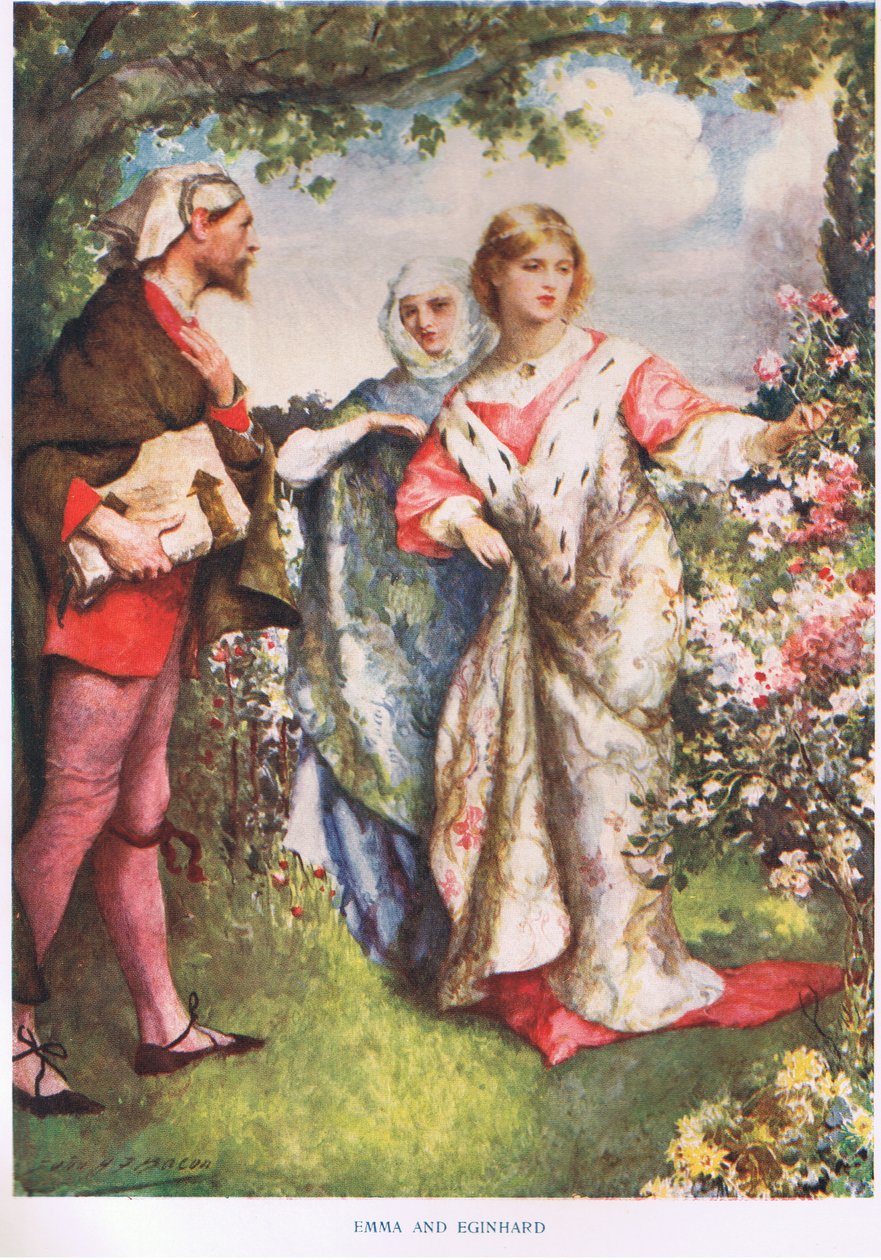 Emma és Eginhard alkotó: John Henry Frederick Bacon