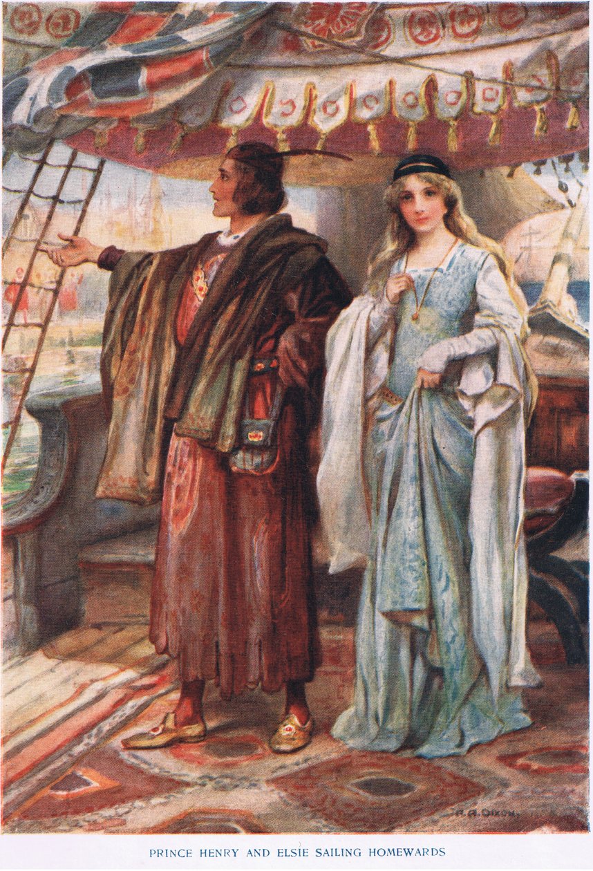 Henrik herceg és Elsie hazahajózik alkotó: John Henry Frederick Bacon