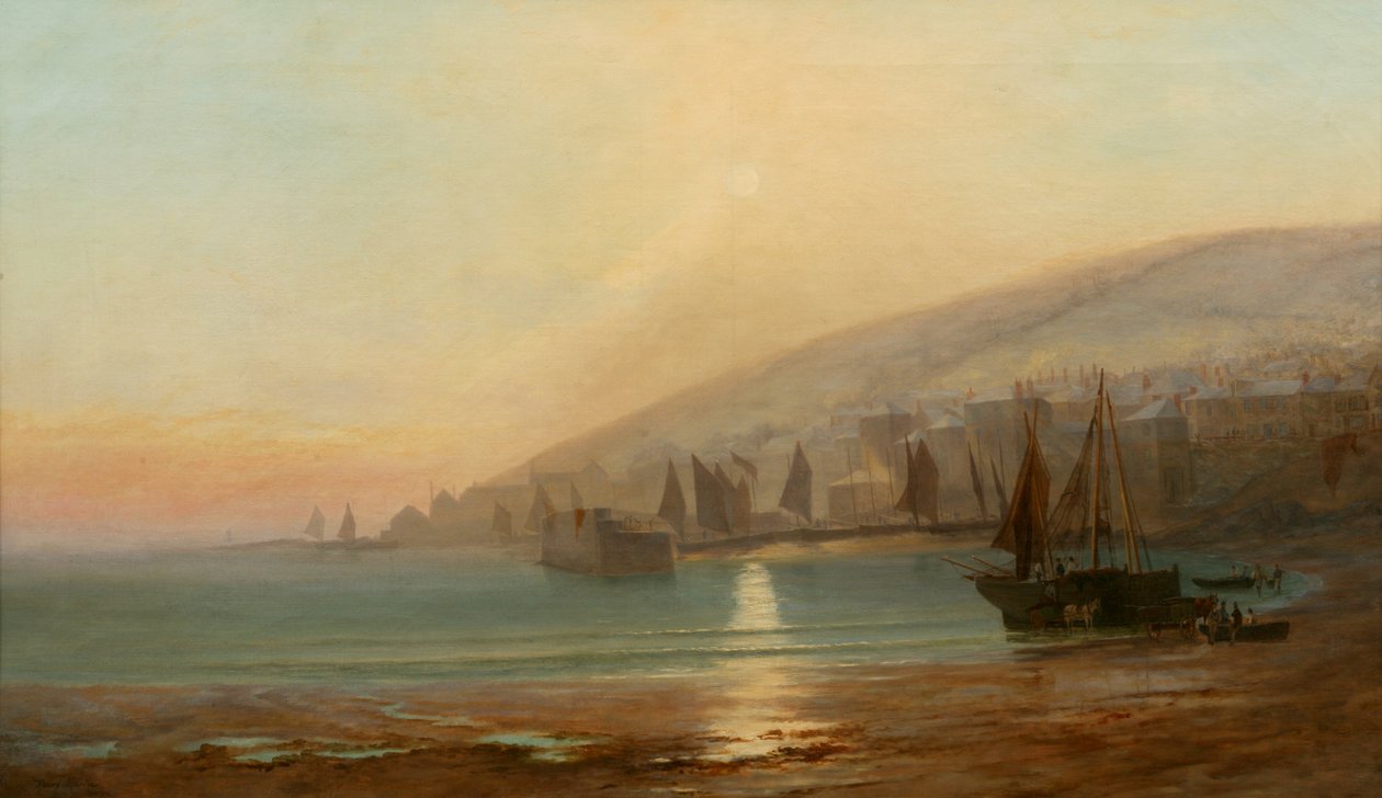 Decemberi reggel (a Mounts Bay-ben) alkotó: John Henry Martin