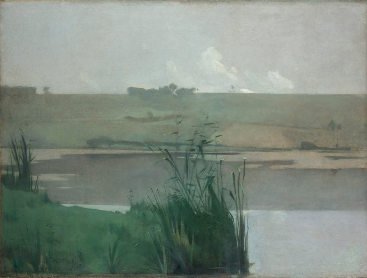 Arques-la-Bataille, 1885. alkotó: John Henry Twachtman