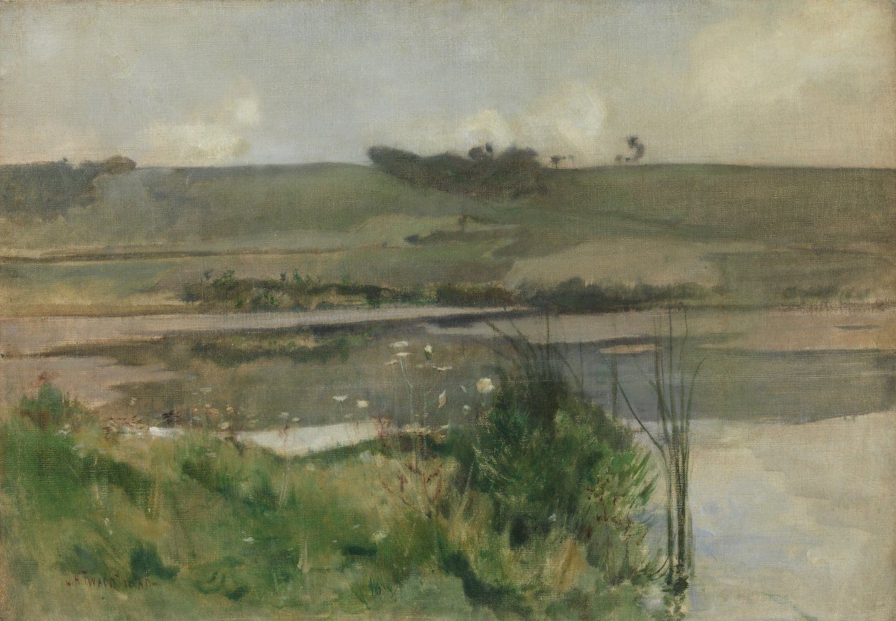 Arques-la-Bataille, kb. 1884. alkotó: John Henry Twachtman