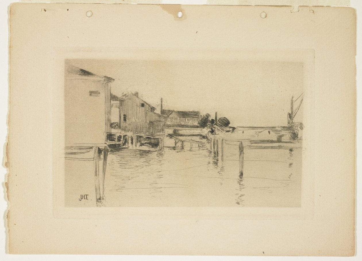 Bridgeport, 1888-1889 alkotó: John Henry Twachtman