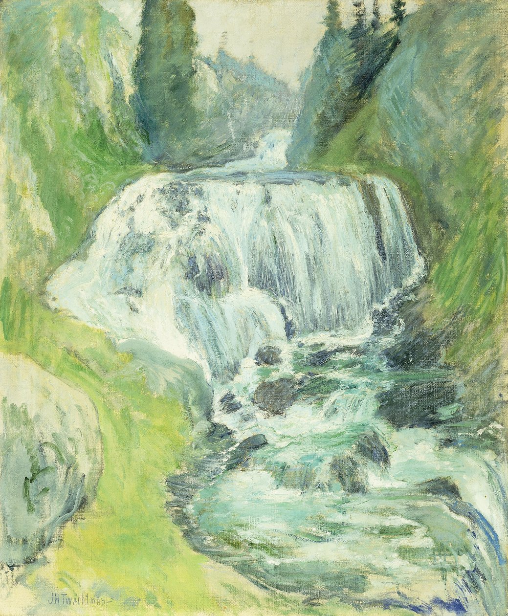 Cascades, alkotó: John Henry Twachtman