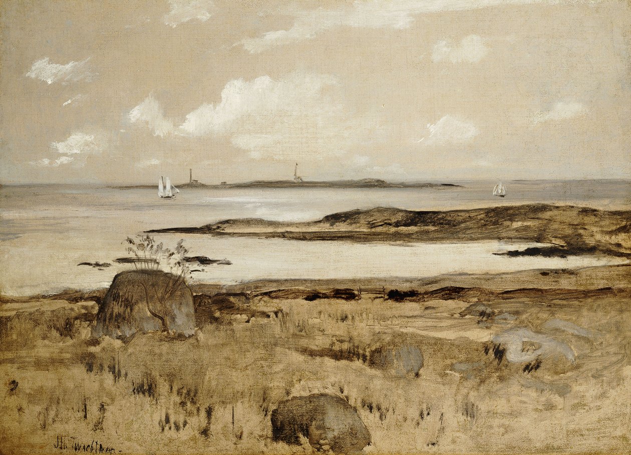 Gloucester-part, alkotó: John Henry Twachtman