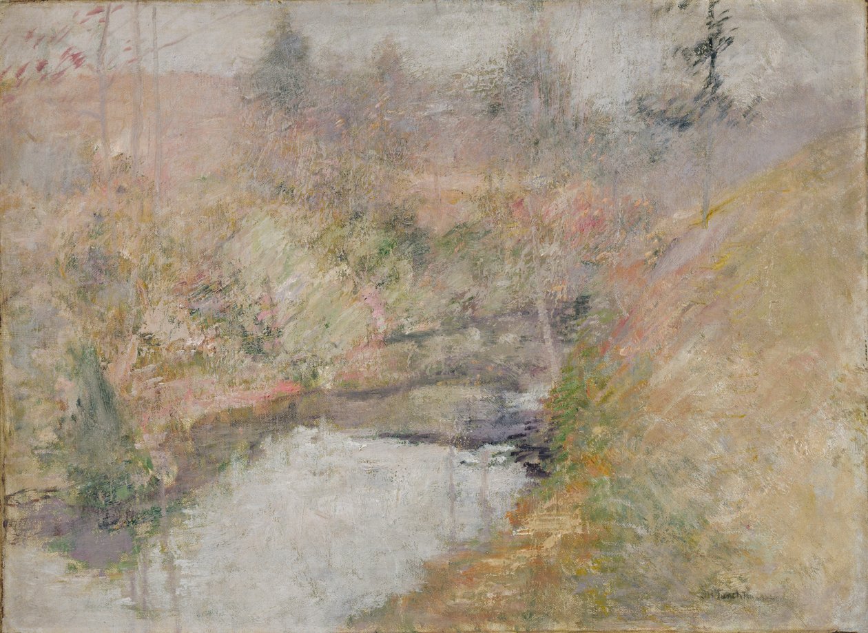 Hemlock Pool, kb. 1890-1900. alkotó: John Henry Twachtman