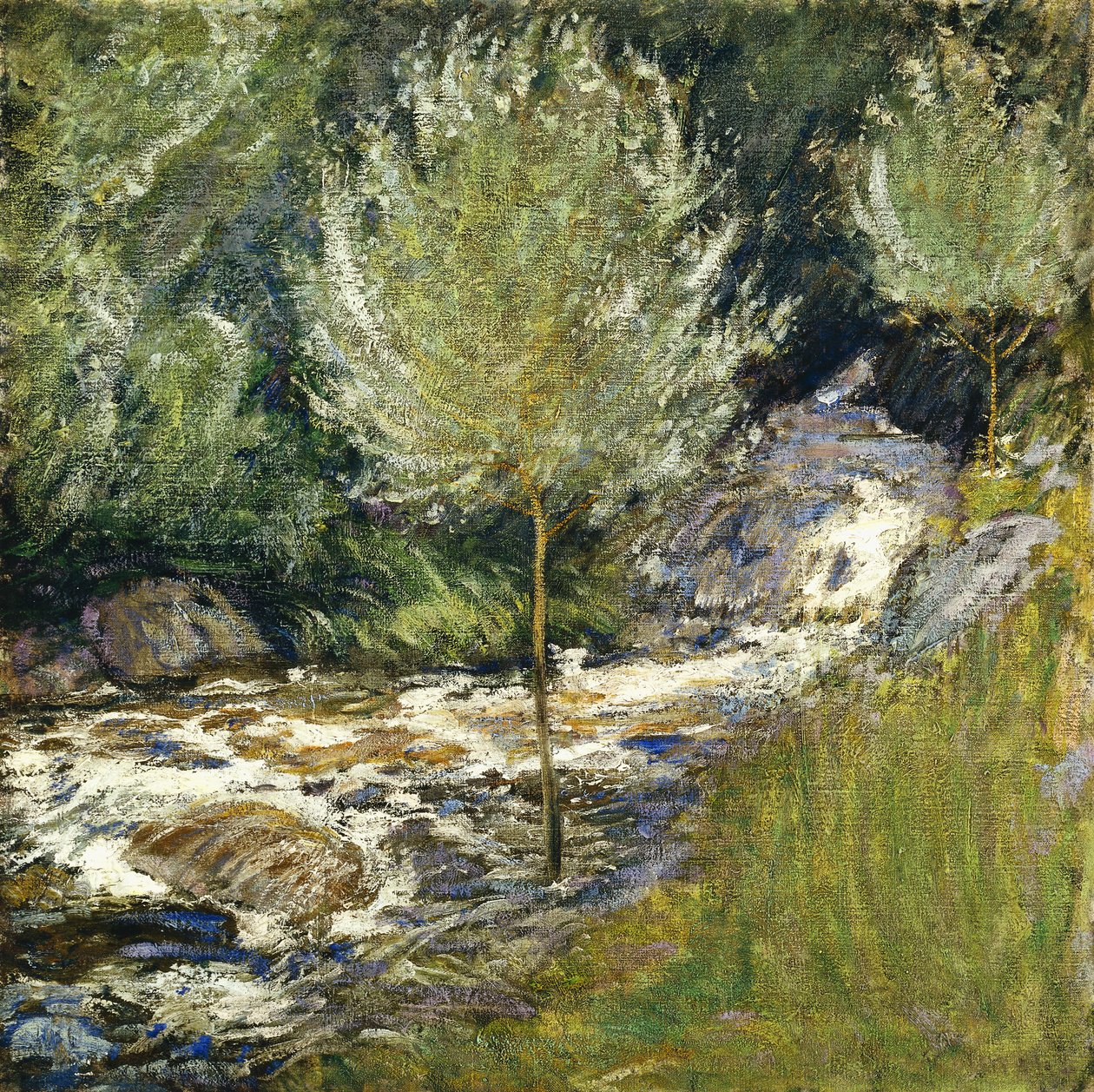 Horseneck Falls, Greenwich, Connecticut, alkotó: John Henry Twachtman