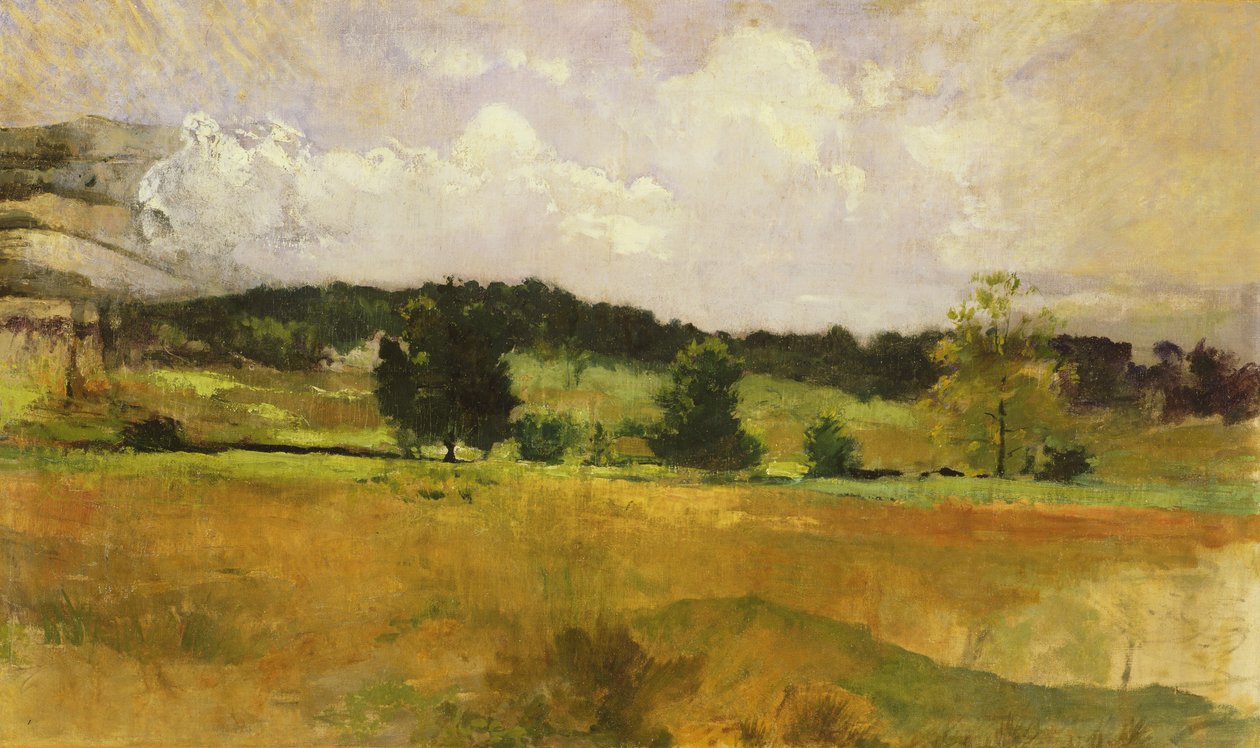 Tájtanulmány, 1900 körül alkotó: John Henry Twachtman