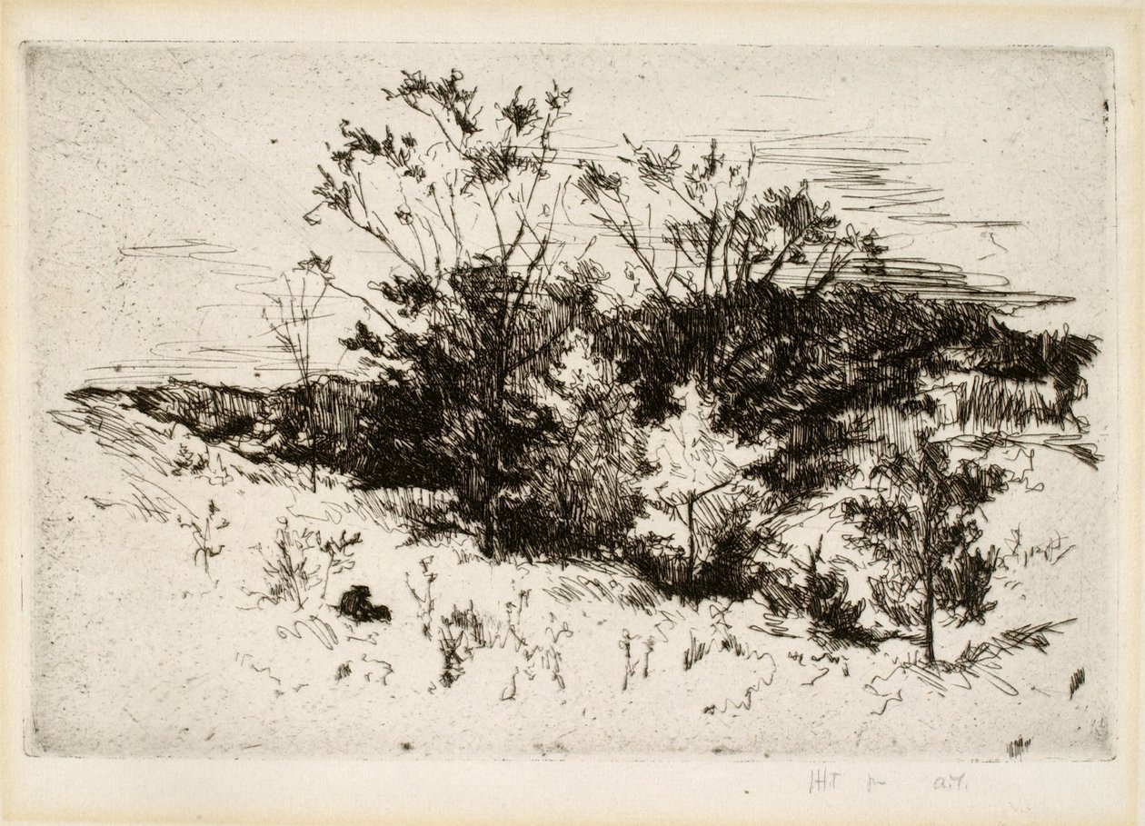 Tájkép Cincinnati közelében alkotó: John Henry Twachtman