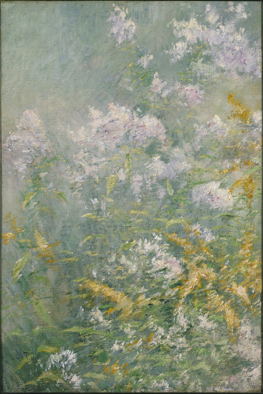 Mezei virágok (Aranyrúd és Vad Aster) alkotó: John Henry Twachtman