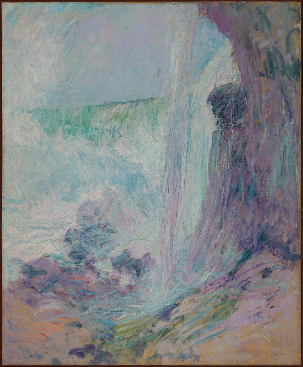 Niagara-vízesés alkotó: John Henry Twachtman