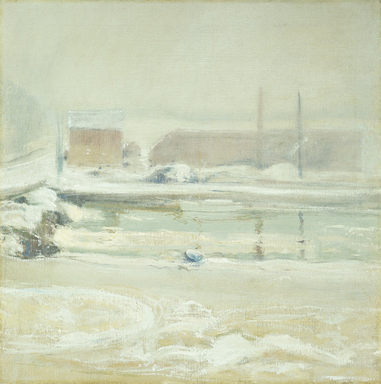 Folyói jelenet a Cos Cobban, alkotó: John Henry Twachtman