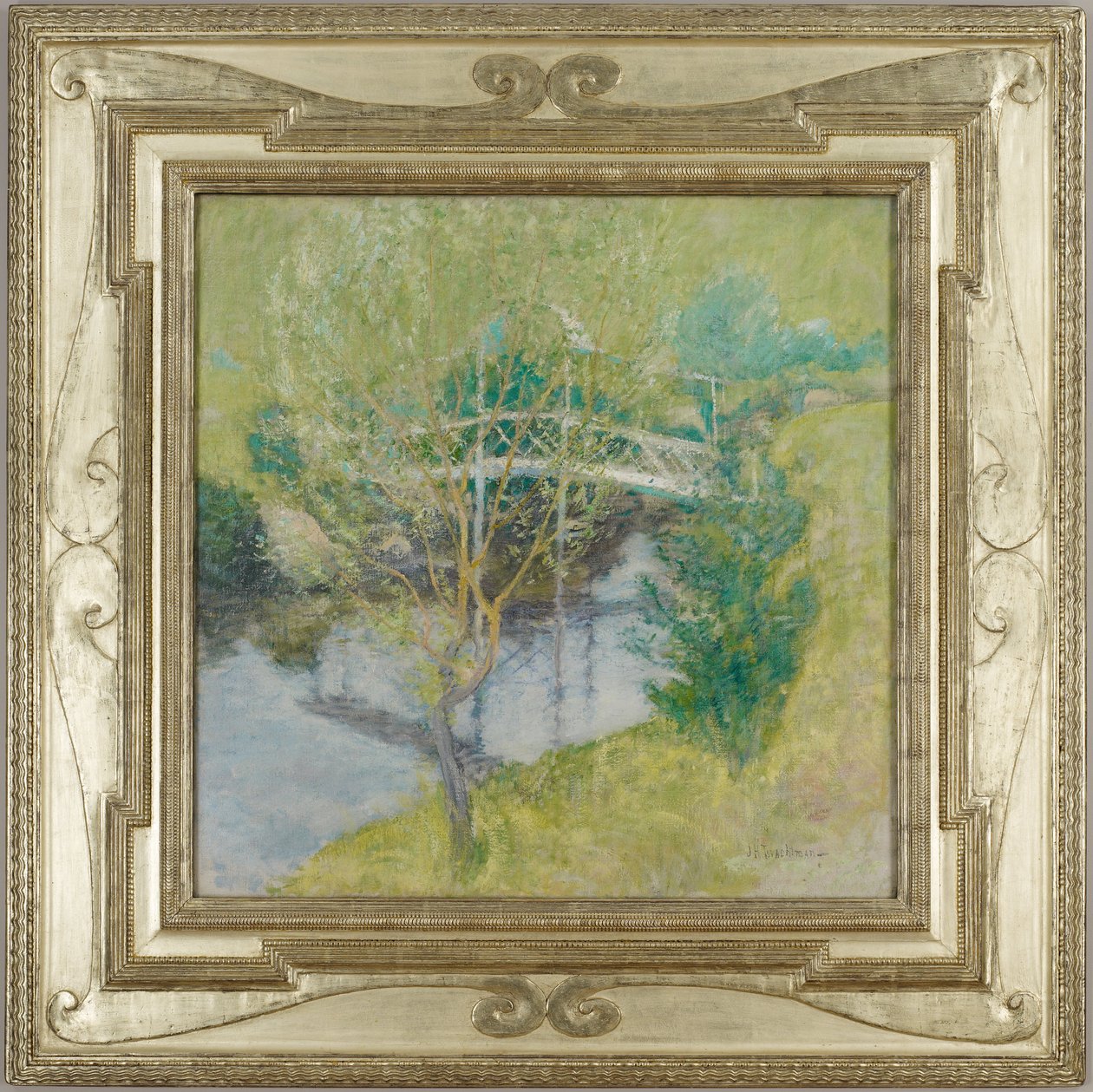 A fehér híd alkotó: John Henry Twachtman