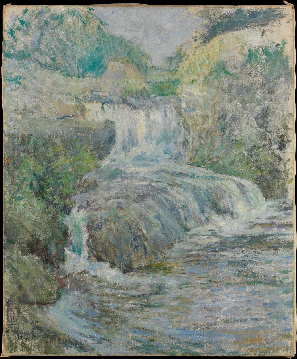 Vízesés alkotó: John Henry Twachtman