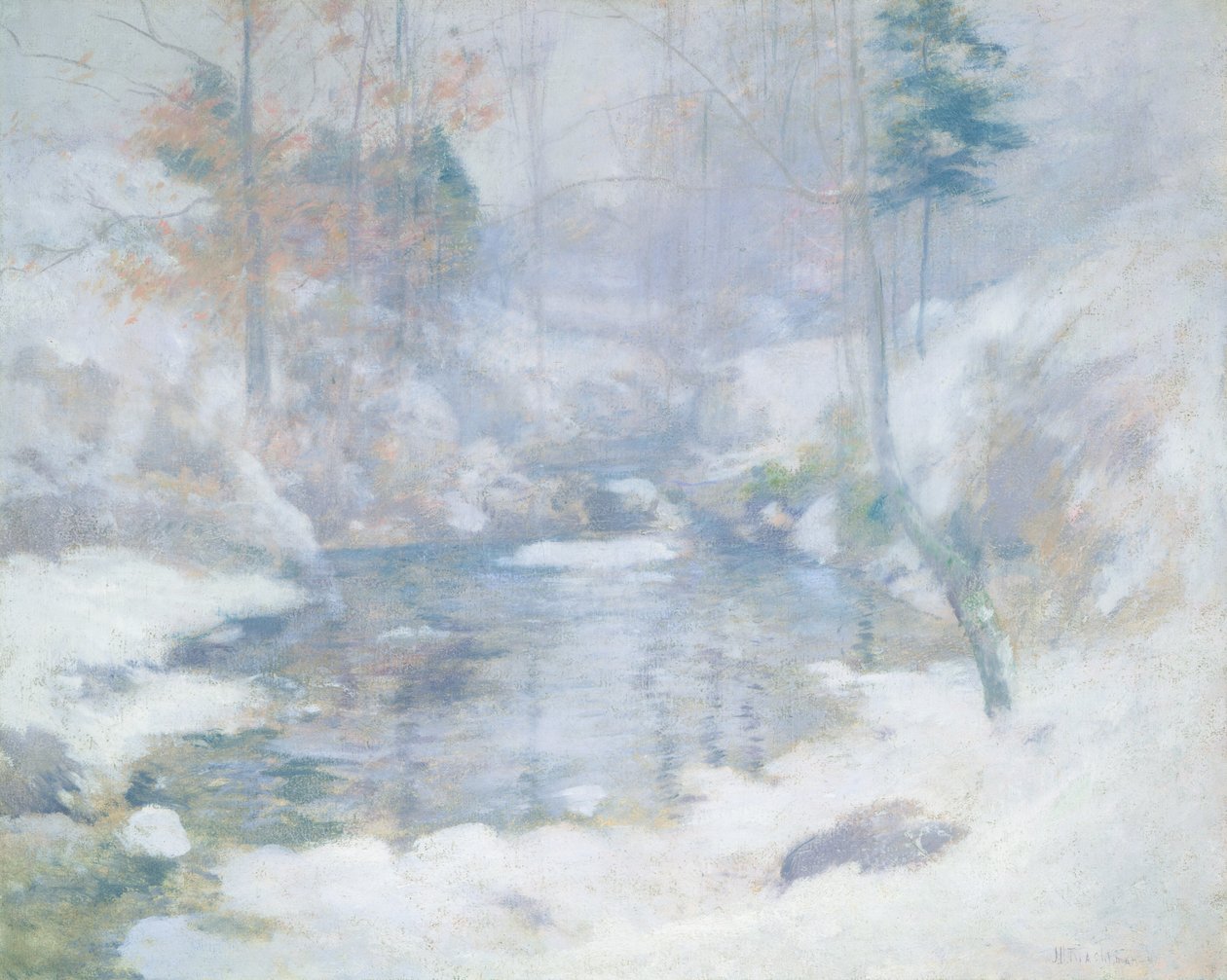 Téli harmónia c. 18901900. alkotó: John Henry Twachtman