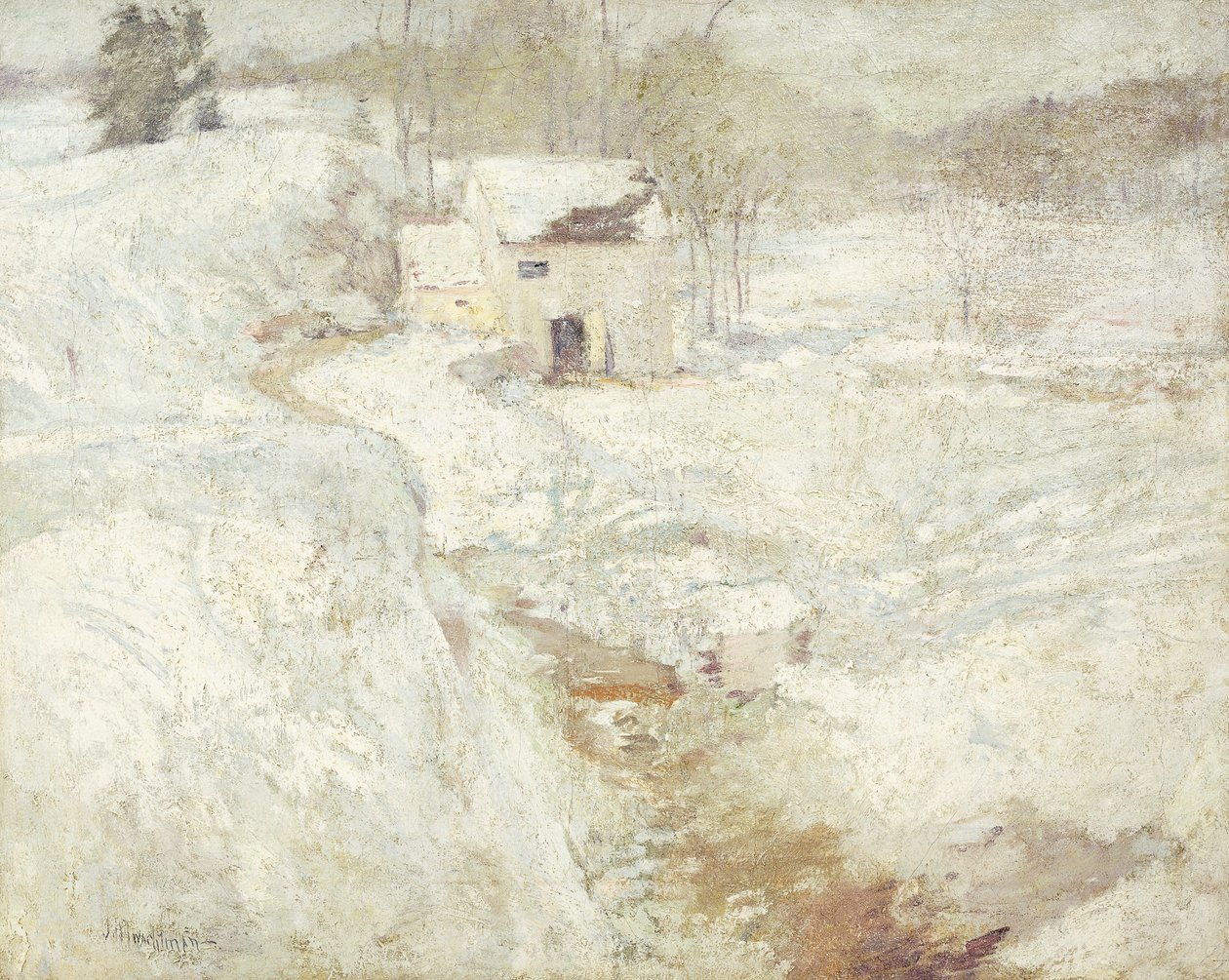 Téli táj, 1890-es évek alkotó: John Henry Twachtman